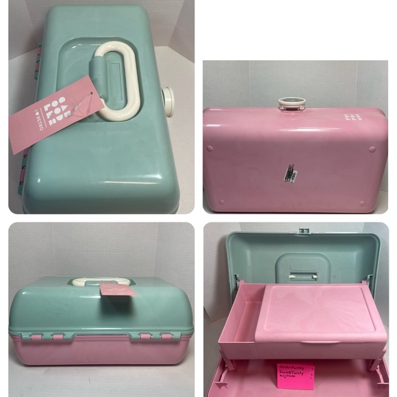 BNWT RETRO CABOODLES ON THE GO LARGE MAKEUP CASE - Picture 13 of 16